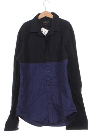 Мъжка риза Zara Man, Размер M, Цвят Син, Цена 5,04 лв.