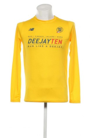 Herren Sport Shirt New Balance, Größe S, Farbe Gelb, Preis 18,93 €