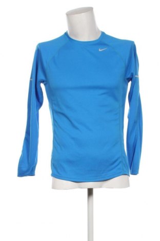 Herren Sport Shirt Nike Running, Größe S, Farbe Blau, Preis 23,66 €