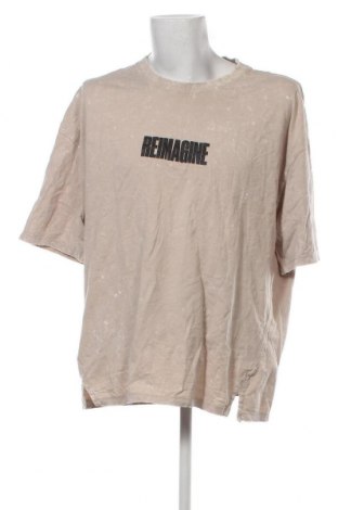 Pánské tričko  Bershka, Velikost XL, Barva Béžová, Cena  207,00 Kč