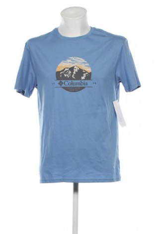 Herren T-Shirt Columbia, Größe M, Farbe Blau, Preis 26,80 €