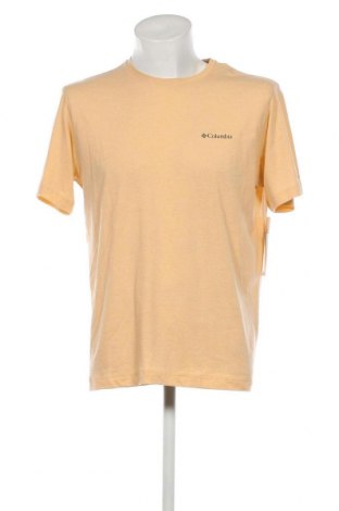 Męski T-shirt Columbia, Rozmiar M, Kolor Żółty, Cena 138,60 zł