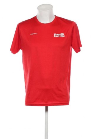 Ανδρικό t-shirt Craft, Μέγεθος L, Χρώμα Κόκκινο, Τιμή 12,00 €