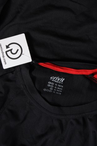 Ανδρικό t-shirt Crivit, Μέγεθος XL, Χρώμα Μαύρο, Τιμή 8,04 €