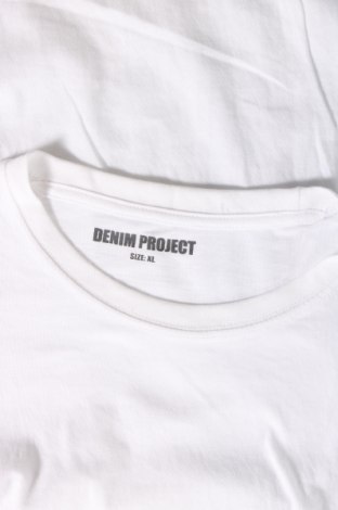 Ανδρικό t-shirt Denim Project, Μέγεθος XL, Χρώμα Λευκό, Τιμή 14,95 €