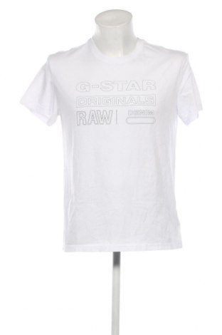 Мъжка тениска G-Star Raw, Размер M, Цвят Бял, Цена 54,00 лв.