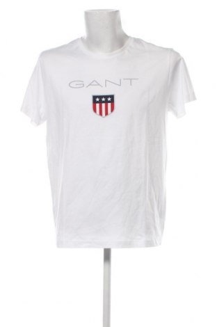 Męski T-shirt Gant, Rozmiar L, Kolor Biały, Cena 181,25 zł