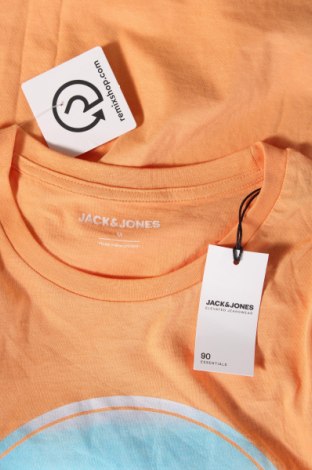 Męski T-shirt Jack & Jones, Rozmiar M, Kolor Pomarańczowy, Cena 71,97 zł