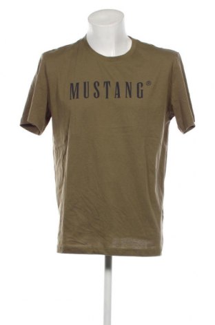 Męski T-shirt Mustang, Rozmiar XL, Kolor Zielony, Cena 77,30 zł