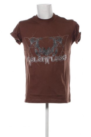 Ανδρικό t-shirt NIGHT ADDICT, Μέγεθος XXS, Χρώμα Καφέ, Τιμή 5,38 €
