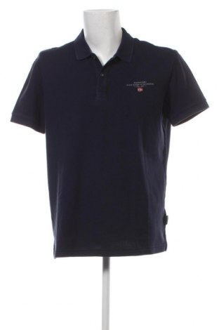 Herren T-Shirt Napapijri, Größe M, Farbe Blau, Preis 35,05 €