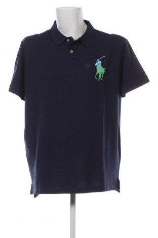 Męski T-shirt Polo By Ralph Lauren, Rozmiar XXL, Kolor Niebieski, Cena 362,50 zł