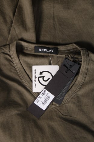 Herren T-Shirt Replay, Größe S, Farbe Grün, Preis € 35,05
