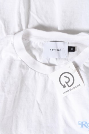 Ανδρικό t-shirt Rotholz, Μέγεθος M, Χρώμα Λευκό, Τιμή 10,72 €