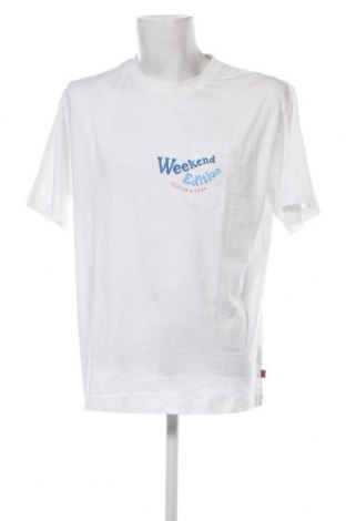 Herren T-Shirt Scotch & Soda, Größe XL, Farbe Weiß, Preis 35,05 €