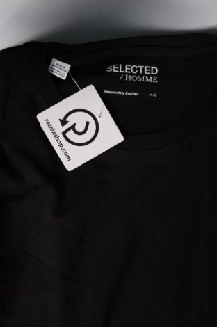 Pánske tričko  Selected Homme, Veľkosť S, Farba Čierna, Cena  10,72 €
