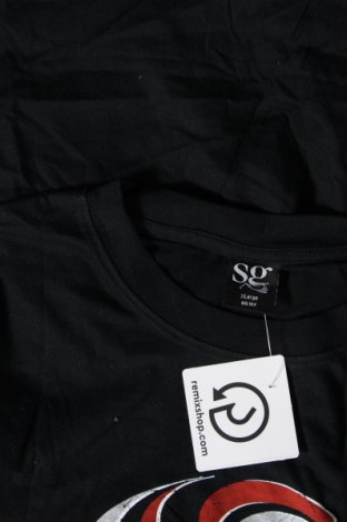 Herren T-Shirt Sg, Größe XL, Farbe Schwarz, Preis 8,35 €