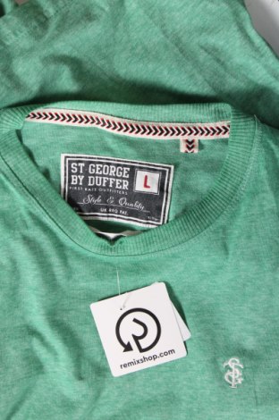 Męski T-shirt St. George by Duffer, Rozmiar L, Kolor Zielony, Cena 172,04 zł