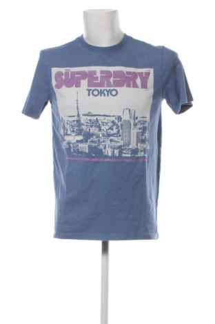Мъжка тениска Superdry, Размер S, Цвят Син, Цена 35,00 лв.