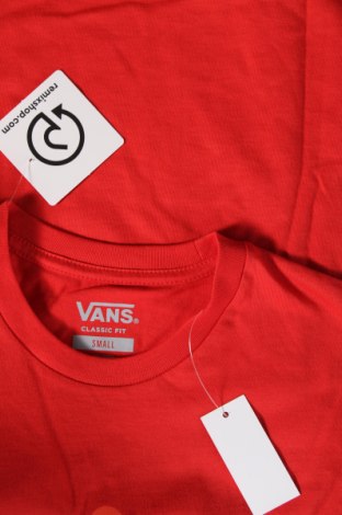 Tricou de bărbați Vans, Mărime S, Culoare Roșu, Preț 121,88 Lei
