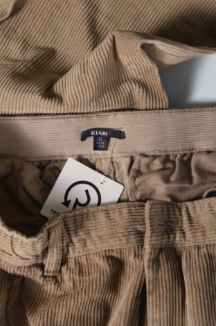 Pantaloni raiați de bărbați Kiabi, Mărime M, Culoare Bej, Preț 27,66 Lei