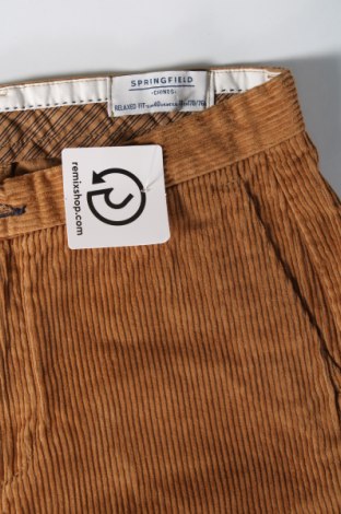 Ανδρικό κοτλέ παντελόνι Springfield, Μέγεθος M, Χρώμα Καφέ, Τιμή 42,27 €