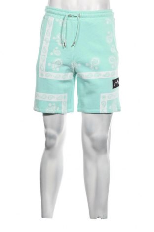 Ανδρικό κοντό παντελόνι Just Hype, Μέγεθος M, Χρώμα Μπλέ, Τιμή 13,46 €