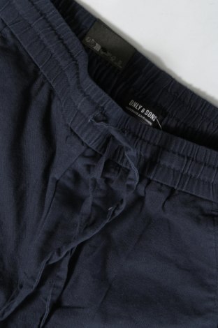 Pantaloni scurți de bărbați Only & Sons, Mărime XS, Culoare Albastru, Preț 39,47 Lei