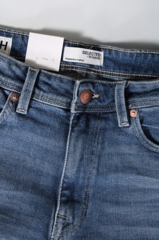 Pantaloni scurți de bărbați Selected, Mărime M, Culoare Albastru, Preț 143,09 Lei