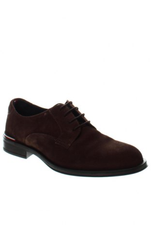 Мъжки обувки Tommy Hilfiger, Размер 42, Цвят Кафяв, Цена 209,10 лв.