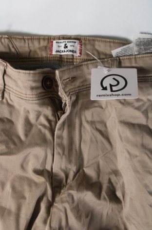 Pantaloni de bărbați Jack & Jones, Mărime M, Culoare Bej, Preț 29,57 Lei
