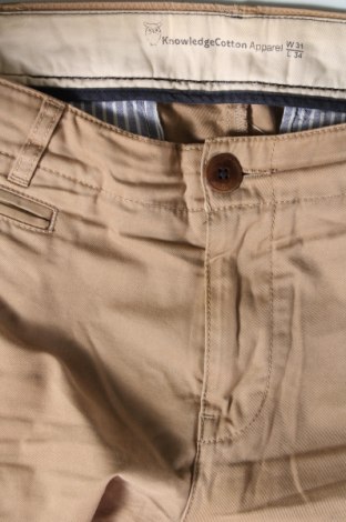 Pánské kalhoty  Knowledge Cotton Apparel, Velikost M, Barva Hnědá, Cena  263,00 Kč