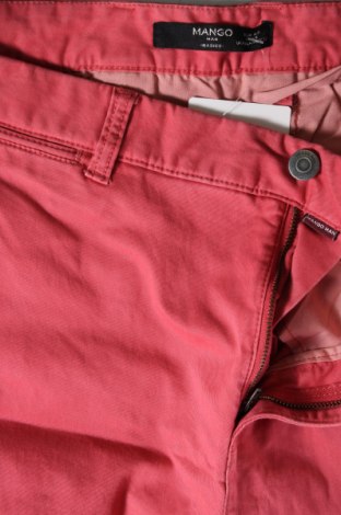 Мъжки панталон Mango, Размер L, Цвят Розов, Цена 29,00 лв.