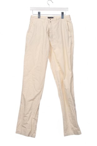 Мъжки панталон Massimo Dutti, Размер M, Цвят Екрю, Цена 31,40 лв.