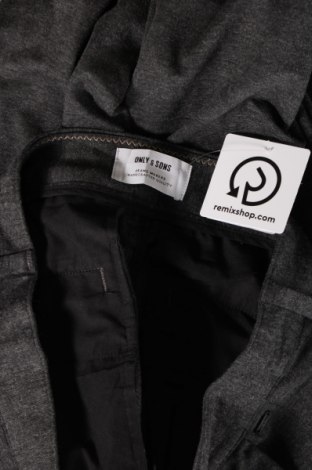 Мъжки панталон Only & Sons, Размер M, Цвят Сив, Цена 8,99 лв.