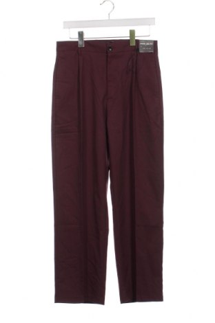 Мъжки панталон Pull&Bear, Размер S, Цвят Червен, Цена 16,56 лв.
