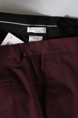 Pantaloni de bărbați Selected Homme, Mărime XL, Culoare Roșu, Preț 50,33 Lei