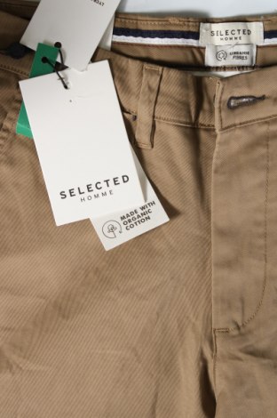 Pánské kalhoty  Selected Homme, Velikost L, Barva Hnědá, Cena  1 377,00 Kč