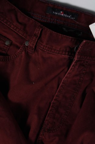 Мъжки панталон Via Cortesa, Размер M, Цвят Червен, Цена 29,00 лв.