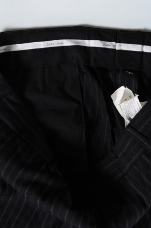 Мъжки панталон Zara Man, Размер XL, Цвят Черен, Цена 8,20 лв.