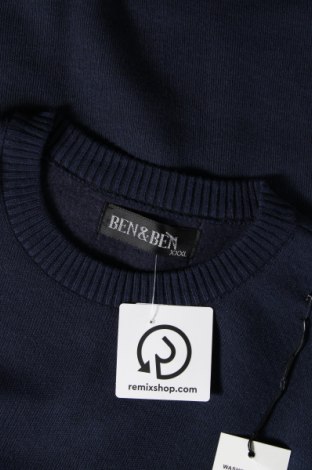Ανδρικό πουλόβερ, Μέγεθος 3XL, Χρώμα Μπλέ, Τιμή 9,48 €