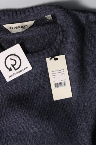 Ανδρικό πουλόβερ 11 Project, Μέγεθος L, Χρώμα Μπλέ, Τιμή 11,13 €