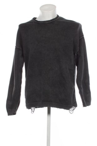 Ανδρικό πουλόβερ Bershka, Μέγεθος M, Χρώμα Γκρί, Τιμή 6,64 €