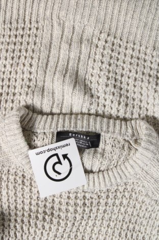 Мъжки пуловер Bershka, Размер M, Цвят Сив, Цена 7,83 лв.