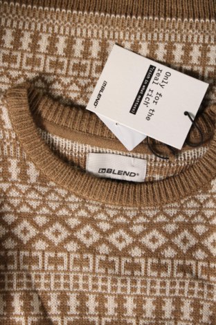 Мъжки пуловер Blend, Размер L, Цвят Бежов, Цена 32,40 лв.