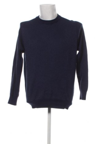 Мъжки пуловер Bruun & Stengade, Размер L, Цвят Син, Цена 14,51 лв.