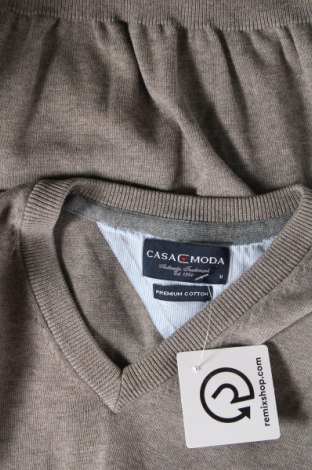 Мъжки пуловер Casa Moda, Размер M, Цвят Сив, Цена 13,20 лв.