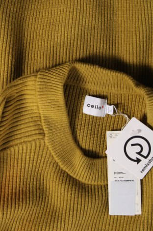 Мъжки пуловер Celio, Размер L, Цвят Жълт, Цена 46,00 лв.