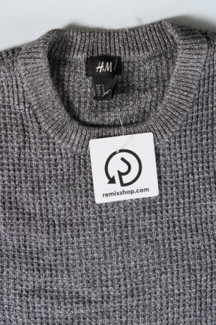 Мъжки пуловер H&M, Размер S, Цвят Сив, Цена 8,12 лв.