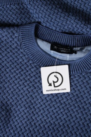 Мъжки пуловер Hackett, Размер S, Цвят Син, Цена 191,00 лв.